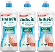 LUDWIK Tekutý balzam na riad Aloe BIO 3x900