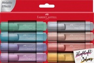 Zvýrazňovače 1546 metalíza 8 farieb - Faber-Castell