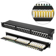 Patchpanel Extralink CAT5E STP V2 24 portov