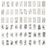 60 listov tetovania na ruky - dočasné nálepky