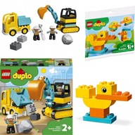 LEGO DUPLO SET 10931 NÁKLADNÉ A PÁSOVÉ RÝPADLO + LEGO 30327 ZDARMA