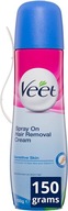 VEET DEPILAČNÝ SPREJ KRÉM PRE CITLIVÚ POKOŽKU 150ML