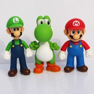 SADA 3 POHYBLIVÝCH POSTAVIČKÁCH SUPER MARIO BROS 13 CM