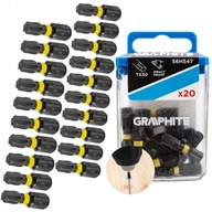 GRAFITOVÉ BROTY TORX TX30 NÁRAZOVÉ HROTY 25MM 20EL