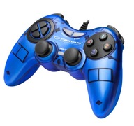 ESPERANZA GAMEPAD PC USB FIGHTER BLUE Vibrácie