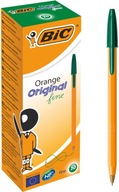 BIC ORANŽOVÝ ORIGINÁL JEMNÝ GUĽOVÝ BOD 0,7 MM ZELENÝ x 20