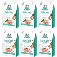 Brit Care Cat bezzrnný sterilizovaný močák 6x0,4 kg