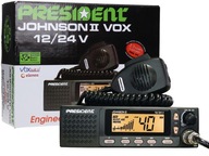 RÁDIO CB PRESIDENT JOHNSON II ASC 12V/24V VOX BG8