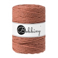 Macrame šnúra Bobbiny 5mm 3PLY Terracotta Rudy