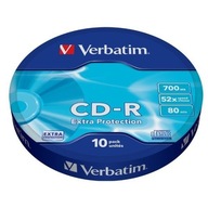 Verbatim CD-R 52x 700 MB 10P SP Extra Protection Wr