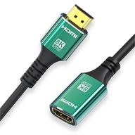 Adaptérový predlžovací kábel HDMI na HDMI 2.1 8K 1,5 m