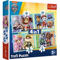 Paw Patrol 4v1 Puzzle Happy Dogs 3394