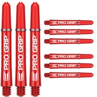 Target Pro Grip Inter Red shafty Červená sada 9 ks.