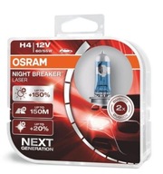 OSRAM H4 NIGHT BREAKER LASER ŽIAROVKY +150% BOX 2 KS