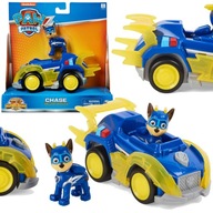 PAW PATROL CHASE FIGURE VEHICLE DELUXE MIGHTY PUPS