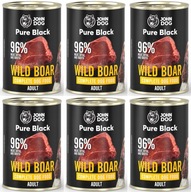 John Dog Pure Black Adult Wild Boar 6 x 400 g