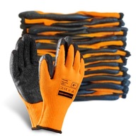 12 PÁROV Ochranné pracovné rukavice zateplené zimné latexové rukavice veľkosť 11