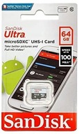 Micro SD karta 64 GB SanDisk Ultra C10 UHS-I 100 MB