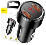 Rýchla autonabíjačka 45W 2x USB 6A QC 3.0