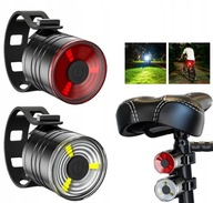 SET BIKE LIGHT SET LED SVETLO PREDNÉ ZADNÉ 2 KS