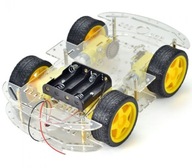 Podvozok platformy robotov - 4 kolesá 4 motory Montážna súprava