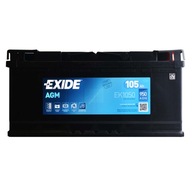 EXIDE EK1050 Štart-Stop AGM 12V 105Ah 950A