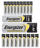 20 batérií Energizer 10x AA batéria 10x AAA alkalické BATÉRIE HRAČEK