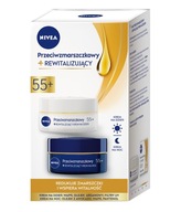 NIVEA revitalizačný krém na deň a noc 55+ 2x50ml