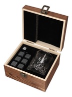 Whisky set - sklo a whisky kamene