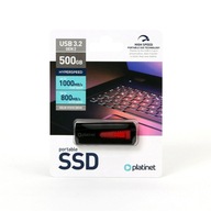 PLATINET Prenosný disk SSD 500 GB USB 3.2