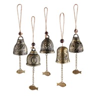 5 Vintage Feng Shui Wind Chime Bell