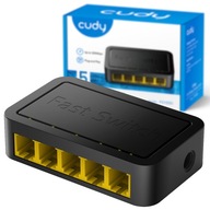 CUDY SWITCH LAN 5-portový RÝCHLY ETHERNET 10/100 mb