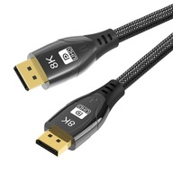 Kábel DisplayPort 1.4 DP-DP 8K60Hz 4K 2m