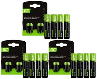 12x AAA R3 GREEN CELL 950 mAh BATÉRIE