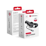 FORCELL CARBON autonabíjačka USB QC 3.0 18W + kábel pre Apple Lightn