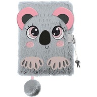 DENNÍK S VISIACÍM ZÁMKOM A5/96K 3D VLASANÝ MUŽ SWEET KOALA