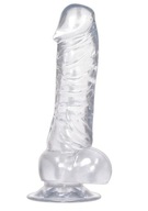 Bezfarebné dildo You2Toys Crystal Clear Dong, 18 cm