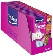 VITAKRAFT Cat Poesie vrecúško Junior Turecko 23x85g