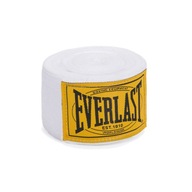 Boxerské obväzy Everlast, biele, 450 cm