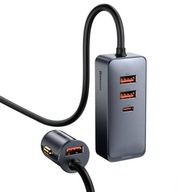 Autonabíjačka 3x USB, 1x USB-C, 120W