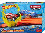 CARRERA CHOĎ!!! PLUS HOT WHEELS autodráha 4,3 m kopec 2 autá 20063517