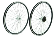 KOLESO 24 PREDNÉ+ZADNÉ KANDY + VOĽNOKOLESO 7-st SHIMANO