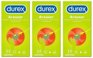 DUREX AROUSER CONDOMS 36 ks Rebrovaná krabička