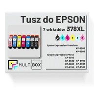 7-balenie atramentu 378XL pre Epson XP-8600 XP-8605 XP-8700