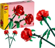 Lego Bricks 40460 Flowers Roses - Red Rose Flower Kytica - 2 kusy