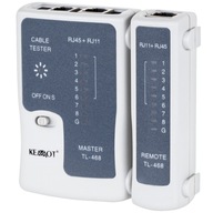 Tester káblov LAN sieť RJ45 RJ11 krútená dvojlinka Ethernet