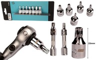 ZÁSUVKY TORX BIT v 1/4 držiaku Farys