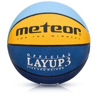 Basketbalová lopta Meteor LayUp 3 modro-žlto-modrá 07082 3