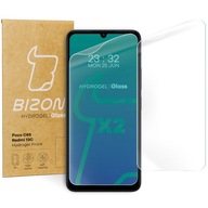 Hydrogélová screenová fólia Bizon pre Redmi 13C / Poco C65, hydrogélová 2 kusy