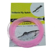 Soldarini Tapered Leader Fluo Pink 30 stôp 0,20 mm